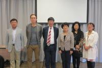 Group photo with representatives of the College of Applied Arts and Science of Beijing Union University